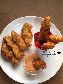 صورة لوصفة Chicken fingers أصابع الدجاج