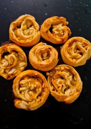 Une photo de Feuilleté aux pommes