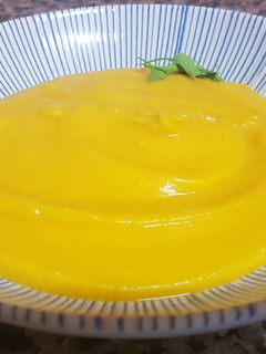 Una foto de Puré de calabaza
