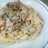 Smoked Beef Mushroom Fettuccine Alfredo Creamy - Mudah Simple