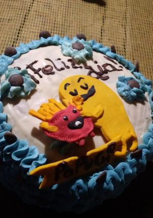 Una foto de Feliz día!! Torta papa frita, para papucho!!