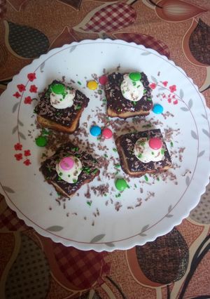 A picture of Bread chocolate bite.