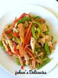 Shredded Chicken Stir fry