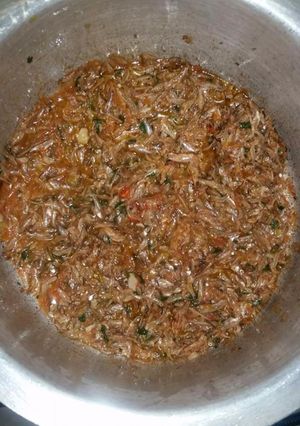 A picture of Wet Fried Omena.