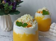 Gambar smoothies mangga keju
