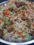 Soya biryani recipe | soya chunks biryani recipe | meal maker biryani