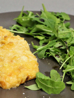 A picture of Cassava Purée with Parmesan and Paprika.