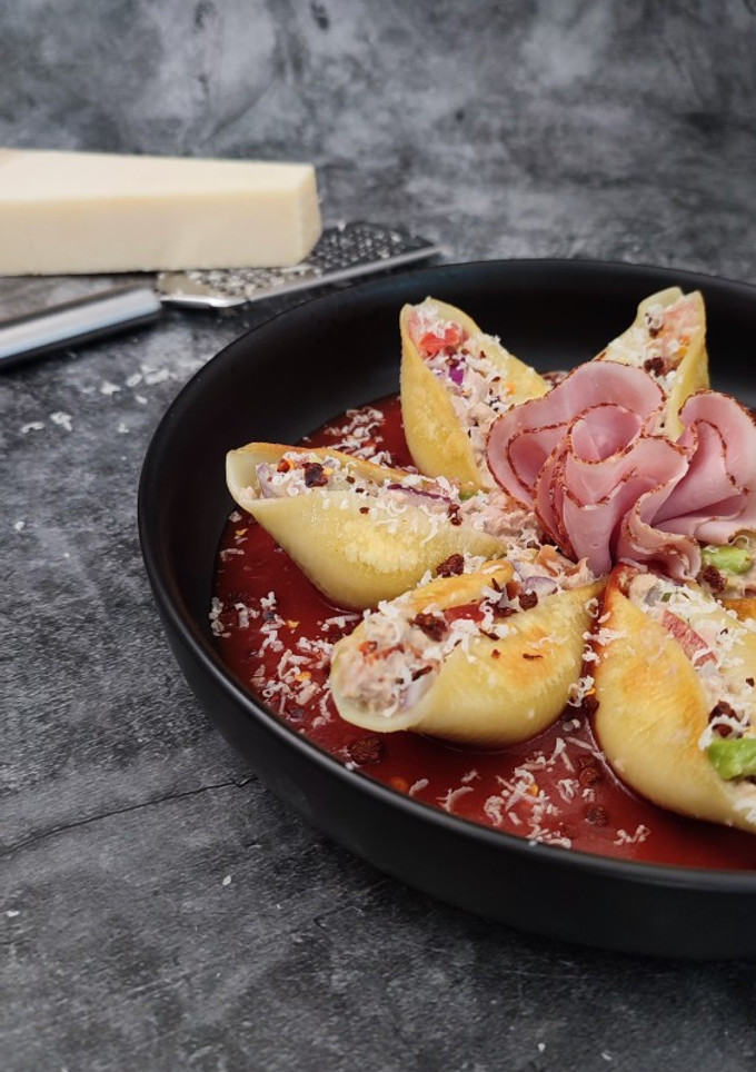 Una foto de 💥 CONCHIGLIONI RELLENOS AL POMODORO 💥