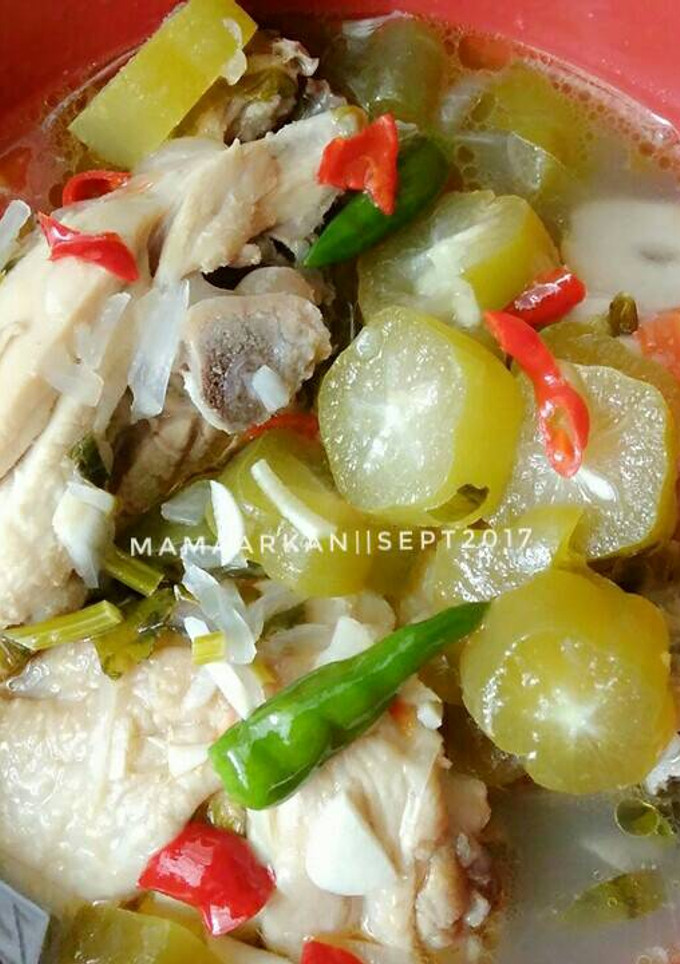 Foto resep Garang asem ayam bening tanpa santan, rasanya segar