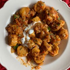 A picture of Gatte ki Sabzi (Dry).
