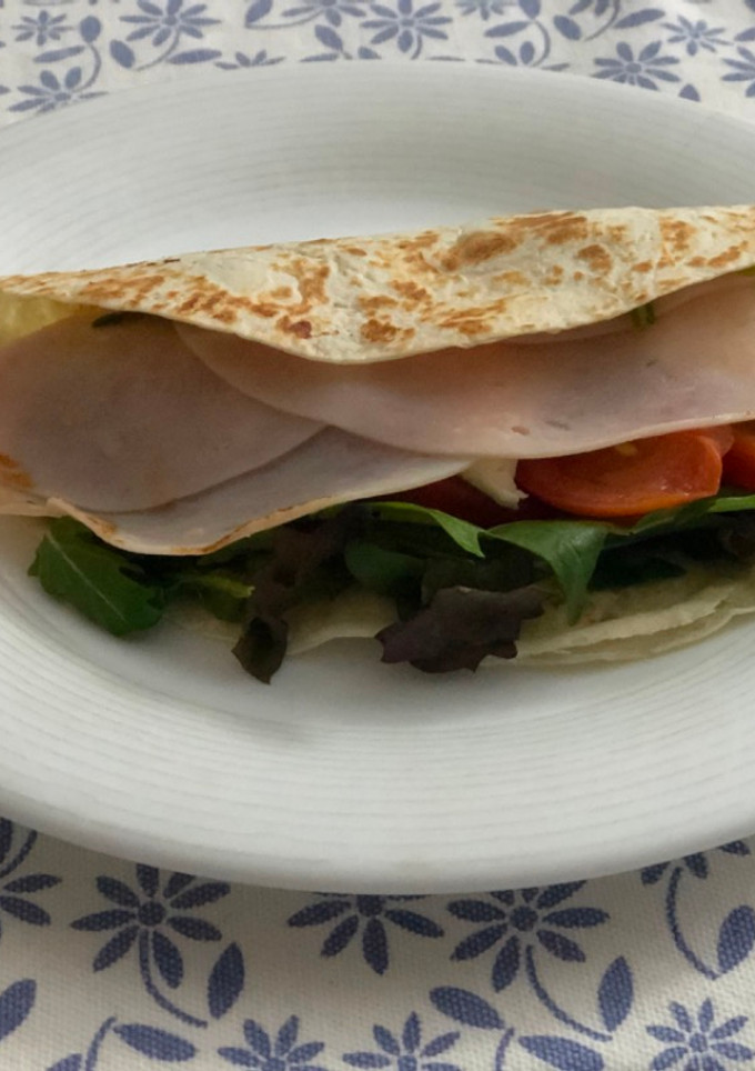 Una foto de Taco saludable