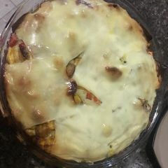 A picture of Plantain Lasagna.