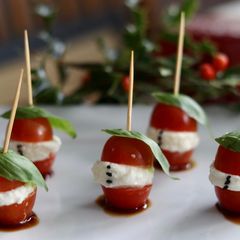 Santa canapés 🎅🎄 A picture of Santa canapés 🎅🎄.
