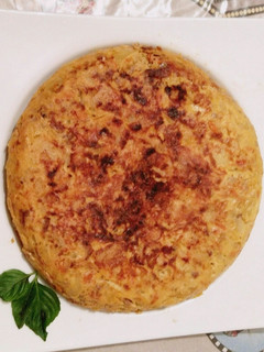 Una foto de Tortilla de patatas a la boloñesa de cerveza