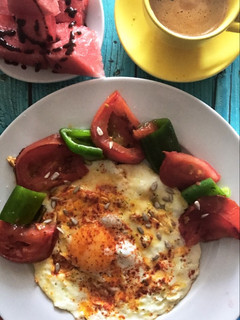 Una foto de Desayunar un par de huevos