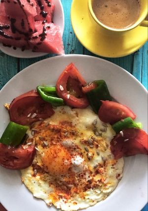 Una foto de Desayunar un par de huevos