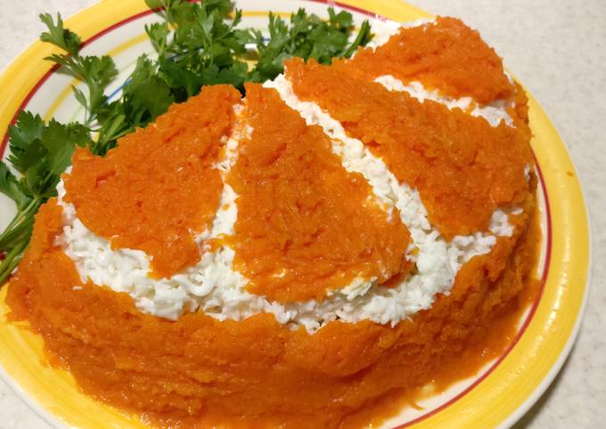 Салат «Ежик» с корейской морковью. Пошаговый рецепт с фото | Кушать нет