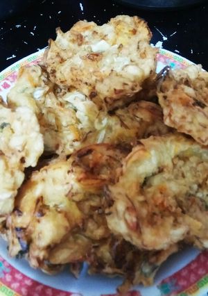 Foto resep Bakwan ebi sambal pecel