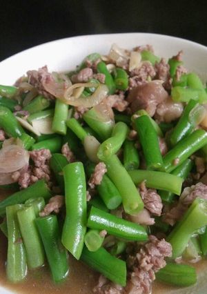 Foto resep Buncis Daging Cincang