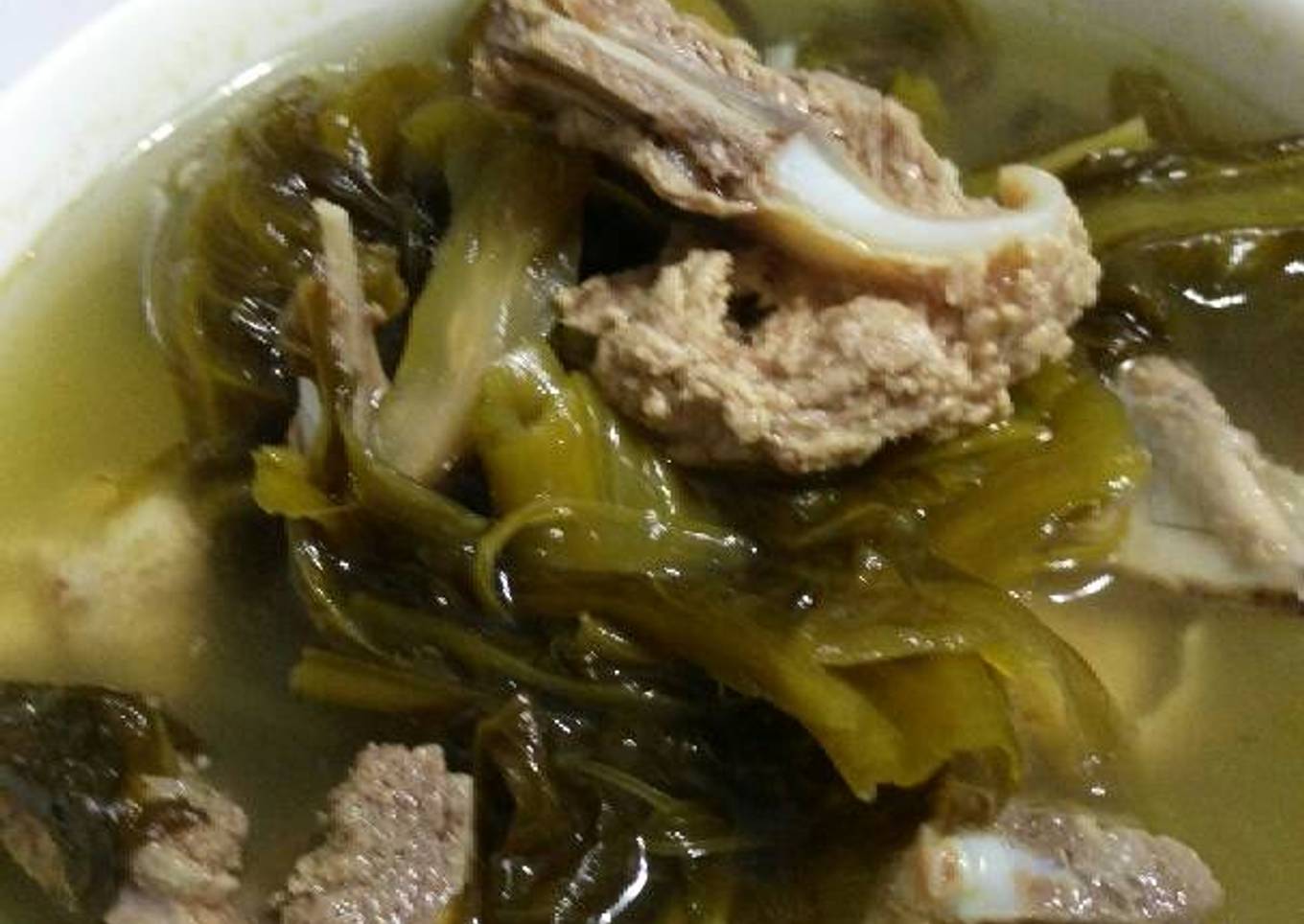 Sop Bakut Sayur Asin (排骨汤)