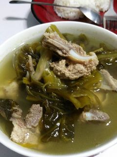 Foto resep Sop Bakut Sayur Asin (排骨汤)