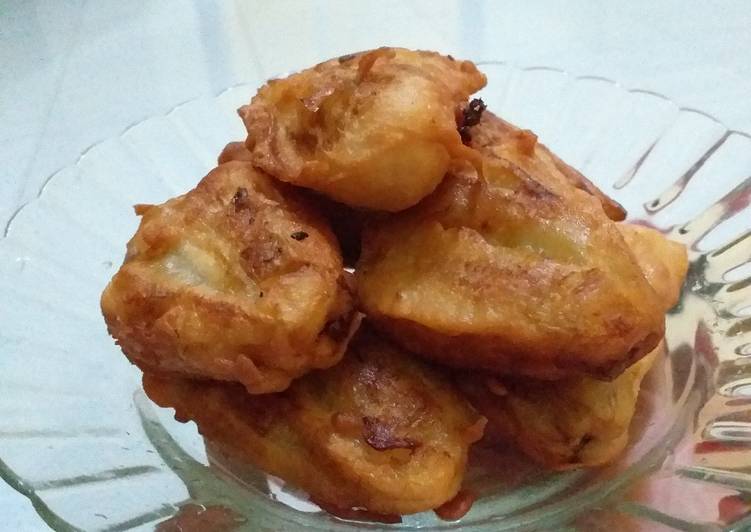 Cara Gampang Menyiapkan Pisang goreng susu yang Menggugah Selera