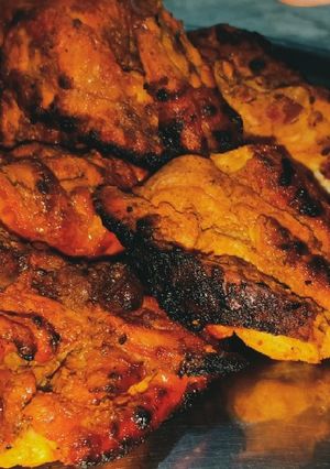 A picture of Chicken kebab.