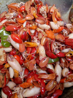 Foto resep Tumis mercon kulit melinjo + cumi asin