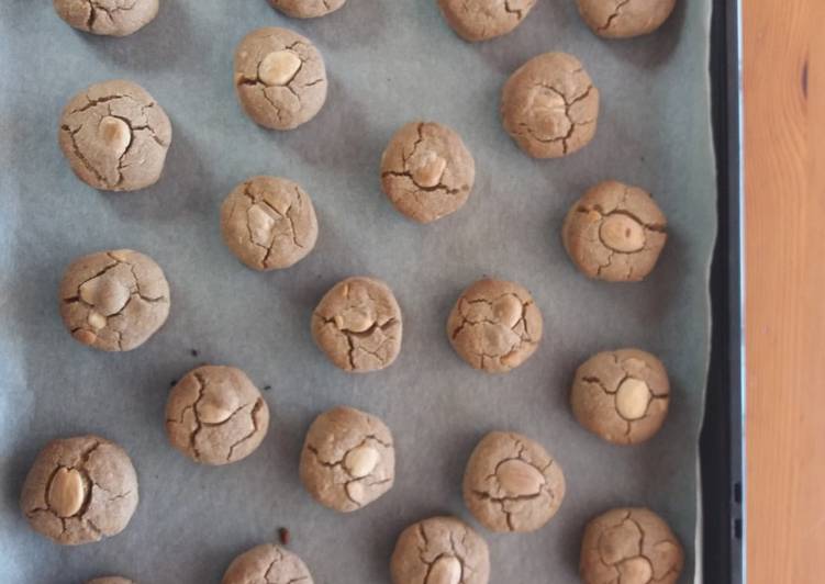 Polvorones de gofio y Almendras
