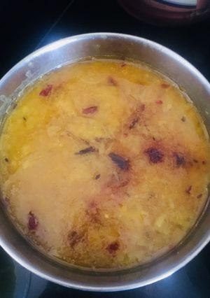 A picture of Arhar daal.