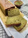 Honey matcha castella