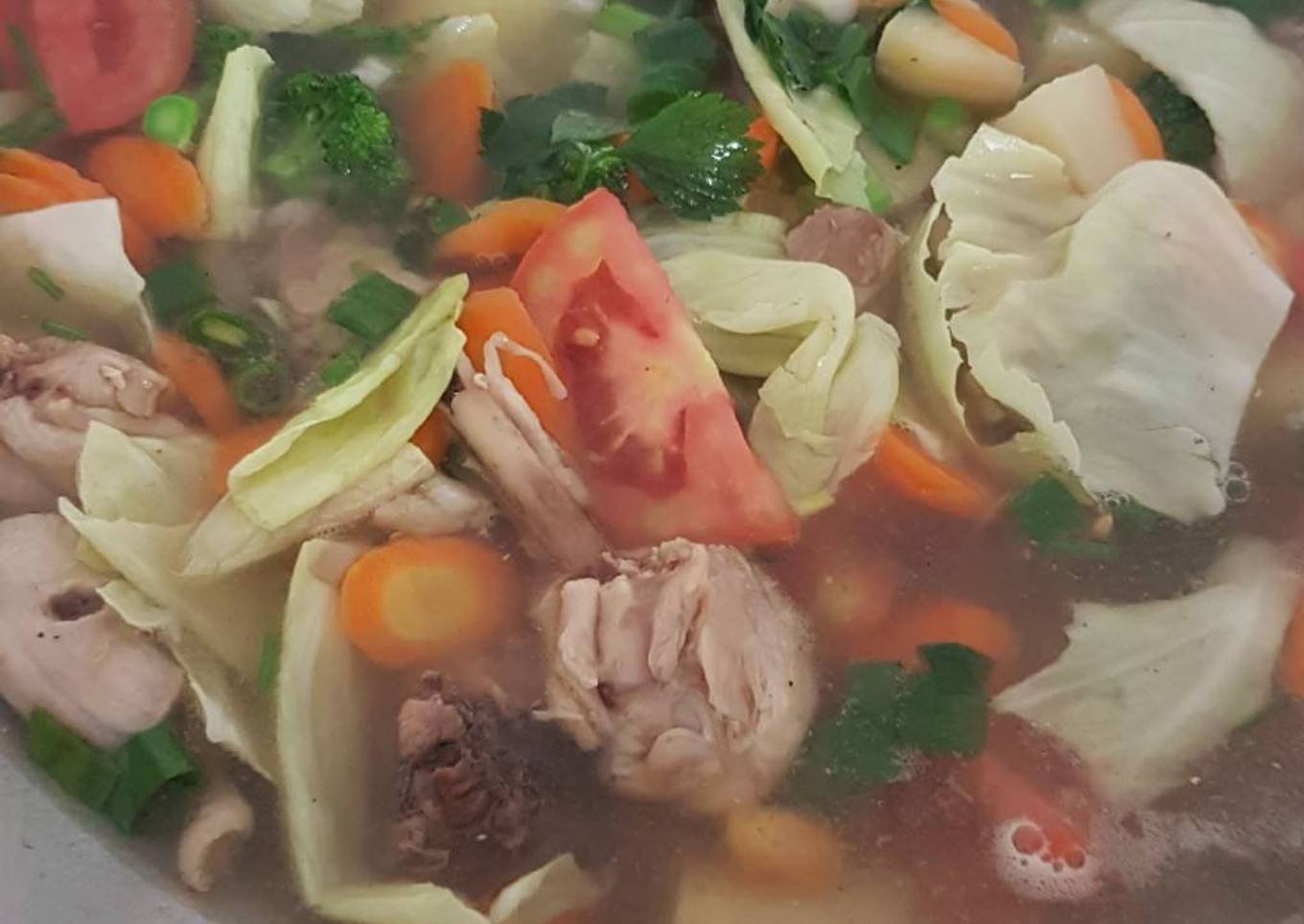Sop ayam ala ala