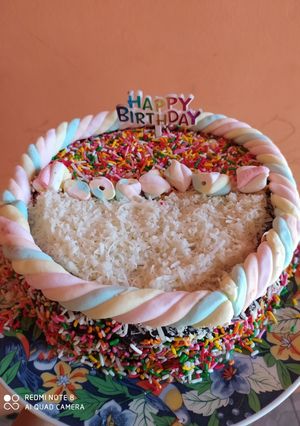 Foto resep Kue ulang tahun brownies kukus mudah dan simple