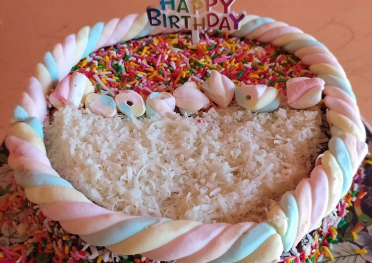 Kue ulang tahun brownies kukus mudah dan simple