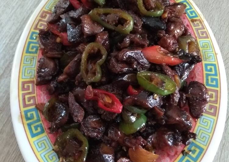 Bumbu meracik Orek ati ampela (pedas manis) Anti Gagal