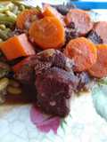 Joue de boeuf aux épices et raisin