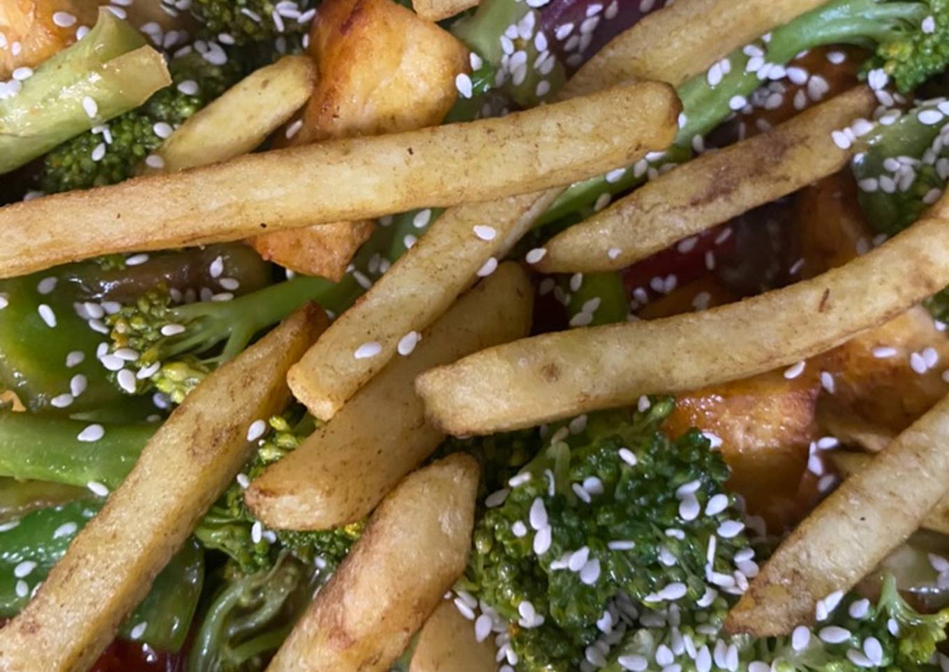 Broccoli and Paneer Stir Fry