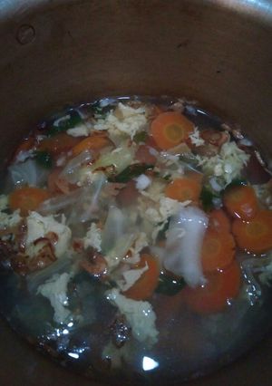 Foto resep Sop telur simpel