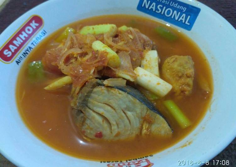 Cara membuat Asam padeh ikan Sederhana Untuk Jualan