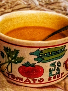 Una foto de Sopa crema de verduras licuadas