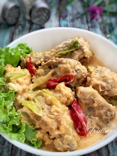 Foto resep Ayam saus telur asin