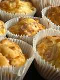 Αλμυρά Muffins με Τυρί και Ζαμπόν