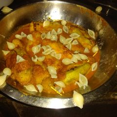 A picture of Parwal pasta.