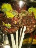 Red Velvet with Chocolate Ganache Cake Pops