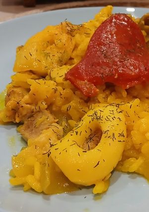 Una foto de Arroz con Anillas de Potón