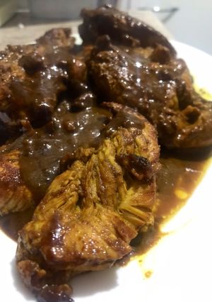 Una foto de Pollo satay