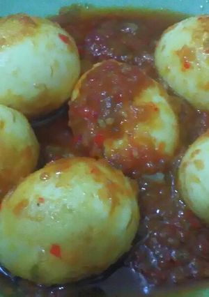 Foto resep Balado Telur Bulat