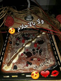 صورة لوصفة كيكة بكريمة الزبدة لاحلى واغلى صديقة ولا بالاحلام😍