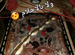 صورة لوصفة كيكة بكريمة الزبدة لاحلى واغلى صديقة ولا بالاحلام😍