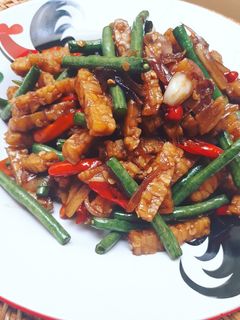 Foto resep Tempe Orek Kacang Panjang